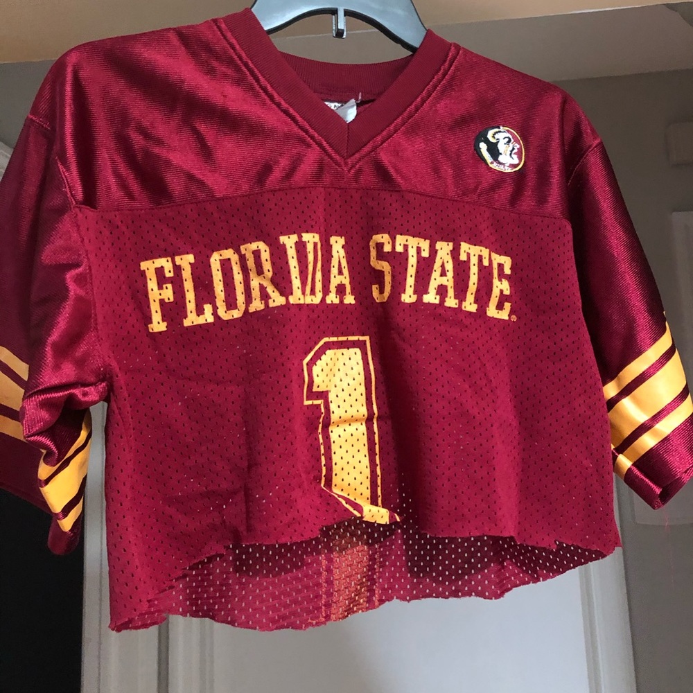 FSU Cute Jersey Crop Top